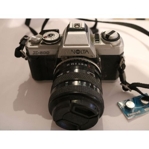 Minolta x-500 avec zoom Tamron 28-70mm