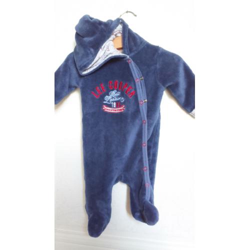 Pilote / Combinaison Chaude Bébé Garçon "Lee Cooper" Taille 3 Mois