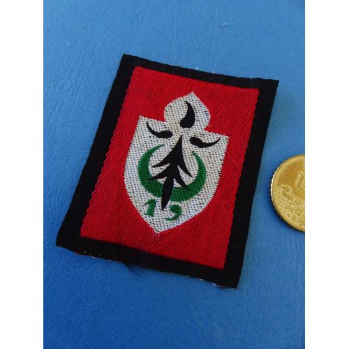 Guerre Algérie / Insigne / Patch Épaule 19° Division Infanterie / Original