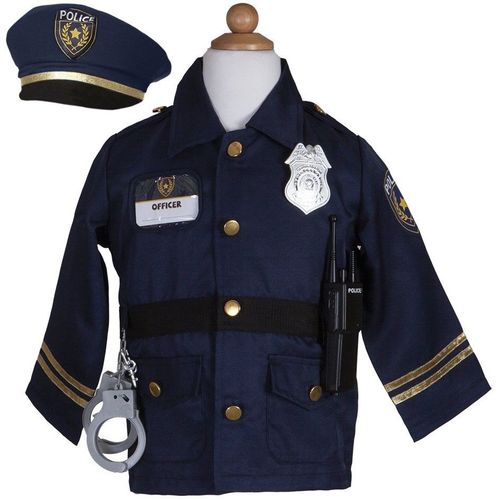 Great Pretenders Police Officer W/Accessories (Garment Bg), Size Us 5-6