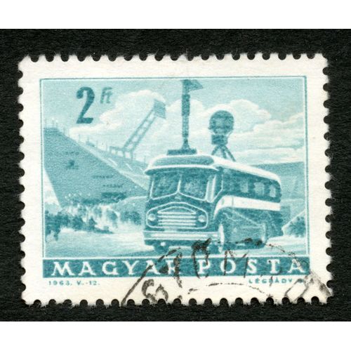 Timbre Oblitéré Magyar Posta,1963,2 Ft