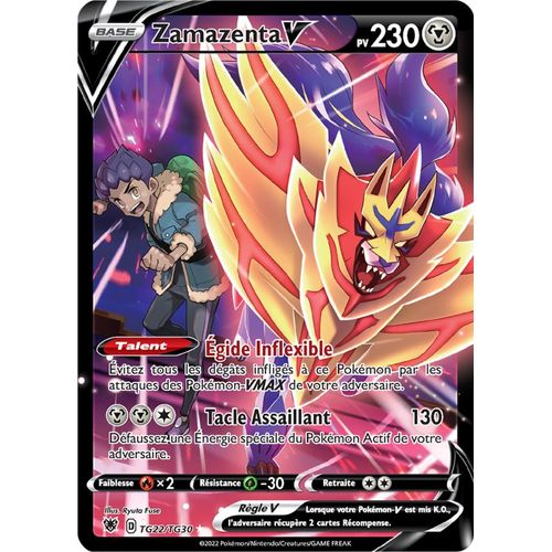 Pokémon - Zamazenta V - Tg22/Tg30 Set Astres Radieux Fr