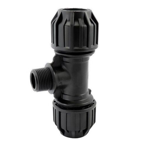 Raccord PE compression - Té 90° avec dérivation filetée PE compression Codital Ø16-3/4" de Codital