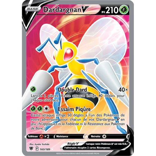 Pokémon - Dardargnan V - 160/189 Set Astres Radieux Fr