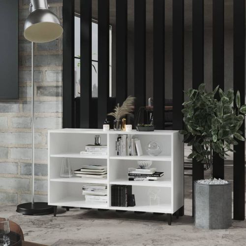 Vidaxl Buffet Blanc 103,5x35x70 Cm Bois D'ingénierie