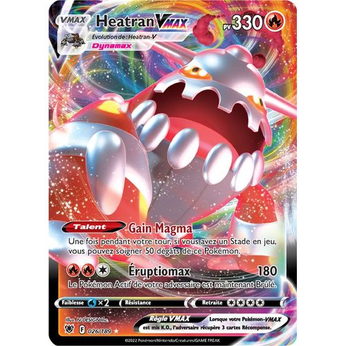 Pokémon - Heatran Vmax - 026/189 Set Astres Radieux Fr