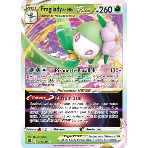 Pokémon - Fragilady De Hisui Vstar - 018/189 Set Astres Radieux Fr