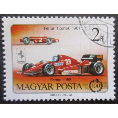 Hongrie N°3041 Ferrari De 1961 Et 1985 Oblitéré