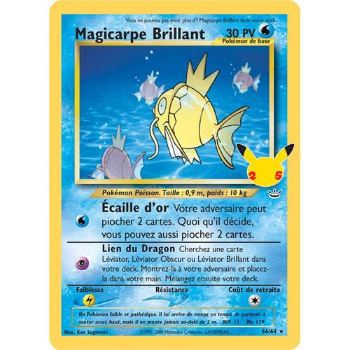 Pokémon - Magicarpe Brillant - 66/64 Set Célébrations Fr