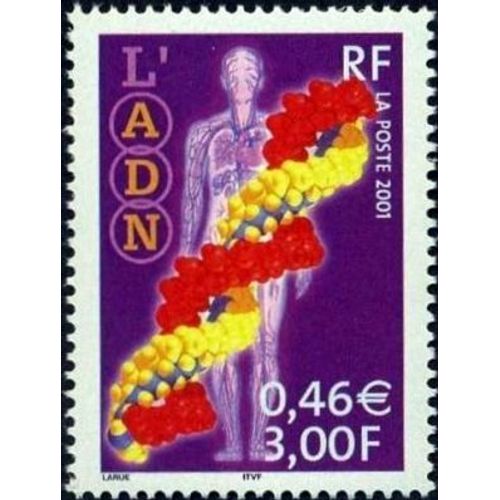 Timbre France 2001 Oblitéré L¿Adn 3.00 Yt3423