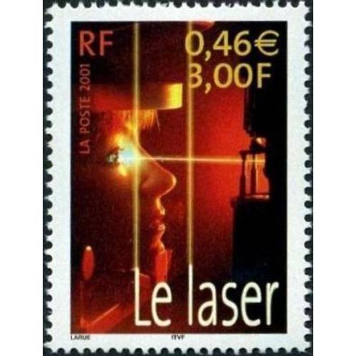 Timbre France 2001 Oblitéré Le Laser 3.00 Yt3424