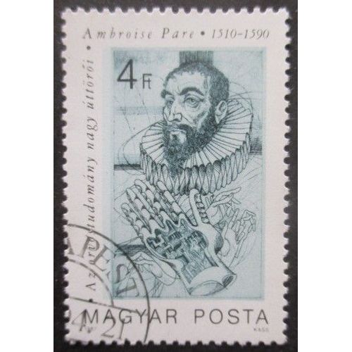Hongrie N°3098 Ambroise Paré Oblitéré