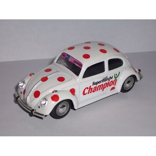 Volskwagen Coccinelle 1300 Publicitaire "Supermarché Champion" Du Tour De France - Voiture Miniature 1/43ème Norev