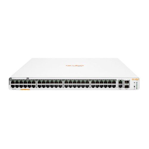 HPE Networking Instant On 1960 48G 40p Class4 8p Class6 PoE 2XGT 2SFP+ 600W Switch - Commutateur - Géré - 48 x 10/100/1000 + 2 x 10 Gigabit SFP+ + 2 x 100/1000/10GBase-T - Montable sur rack - PoE...