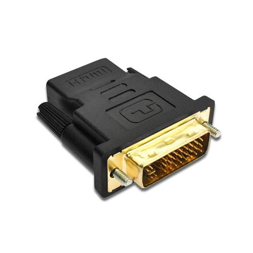 Adaptateur DVI mâle vers HDMI femelle, connecteur DVI (24 + 5) vers HDMI