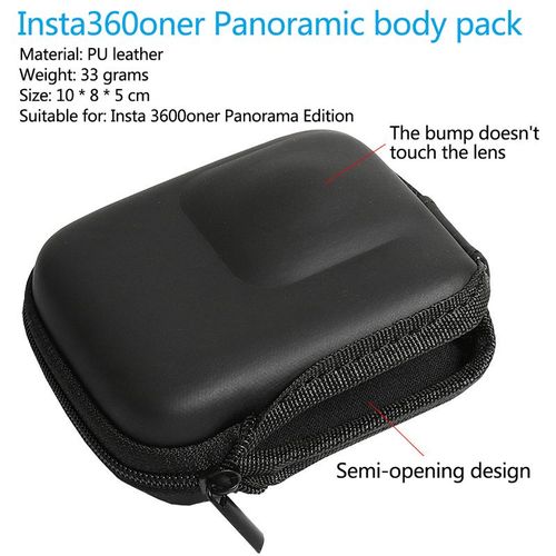 Sacoche De Transport Pour Insta360 One R, Édition Panoramique, Mini Sac De Rangement Portable Pour Appareil Photo Grand Angle Mod Insta 360 One R 360