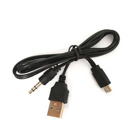 Câble Jack USB 2 en 1, 3.5mm AUX + USB mâle Mini USB 5 broches, pour lecteur compatible Bluetooth, haut-parleur Portable, nouveau