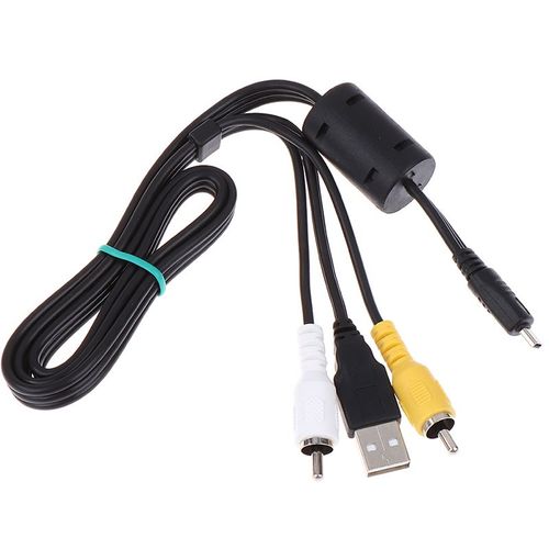 Câble Mini USB 8 broches + AV UC-E6 de haute qualité, câble de chargement de données pour appareil photo Nikon SLR AV RCA