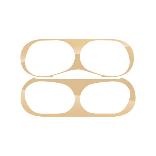 Film de protection pour Airpods 3 Pro, autocollant anti-poussière en galvanoplastie métallique, rasage en fer