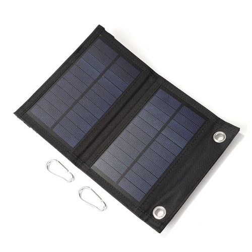 Chargeur Solaire Étanche Et Pliable 10w, 5v, Usb, Pour Téléphone Portable