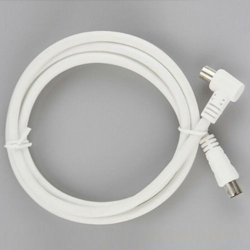 Câble d'antenne Coaxial RCA mâle à mâle, 1 pièce, câble de télévision RF 1m 1.5m 2m, blanc chaud