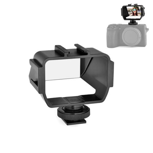 Miroir De Caméra Vlog Avec 3 Supports De Chaussures Froides, Pour Série Sony A6000/A6300/A6500/A72/A73, Z6/Z7