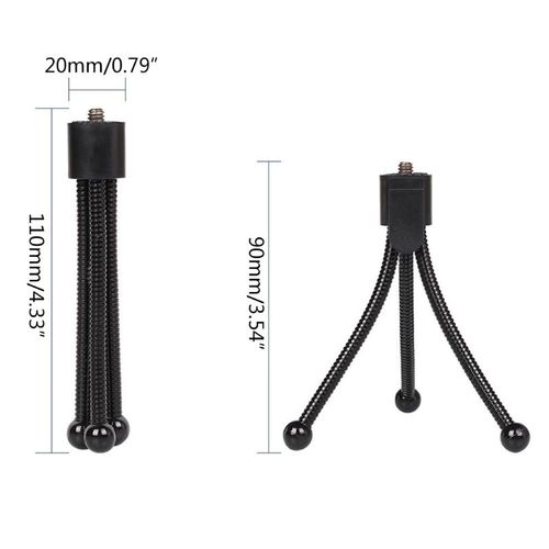 Trépied en métal Flexible, support universel pour téléphone Portable, pour caméras cc, Mini projecteur DV, accessoire de voyage