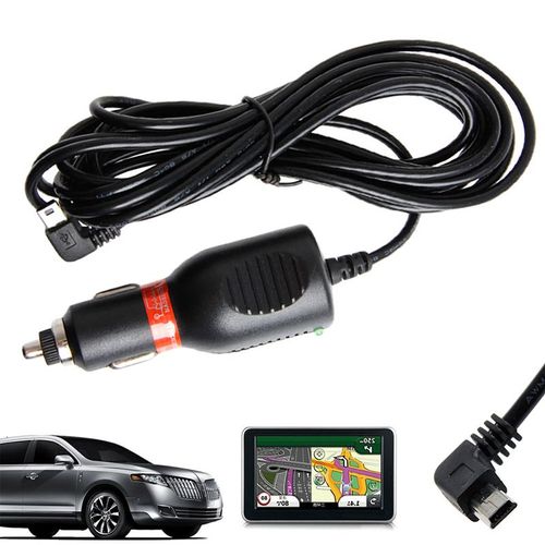 Chargeur D'alimentation Cc Pour Véhicule, Mini Câble Usb Pour Garmin Gps Nuvi 1.5a E56b