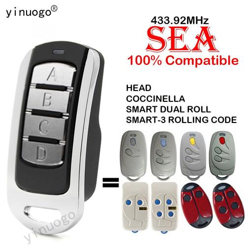 Ouvre-porte de Garage intelligent, tête de mer, coccinelle, ouvre-porte de Garage, double rouleau intelligent-3 CODE de roulement, télécommande de Garage 433.92MHz