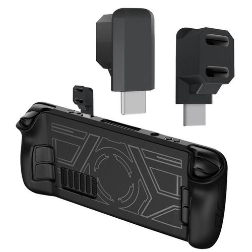 Station D'accueil Pour Steam Deck 2-En-1, Chargeur Usb Type-C, Steam Deck, Adaptateur Un-Sur-Deux, Accessoires Pour Console De Jeu