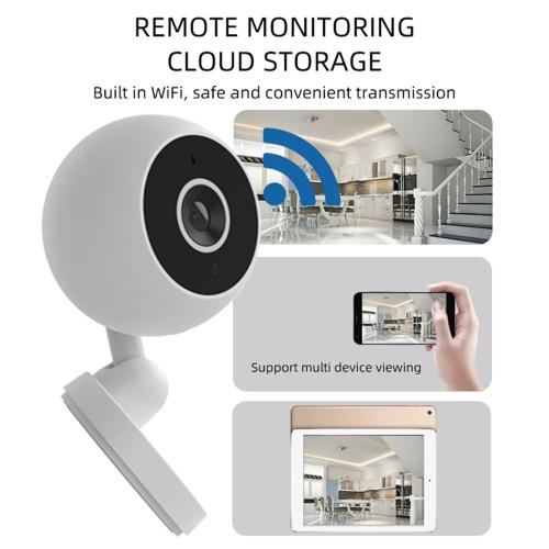 Mini moniteur de sécurité pour bébé, Webcam 1080P, interphone à distance, Microphone intégré, Vision nocturne à infrarouge, caméra IP