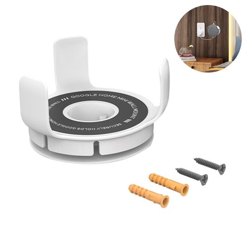 Support mural pour Mini prise de courant Google Home, support de stockage pour Mini haut-parleur intelligent
