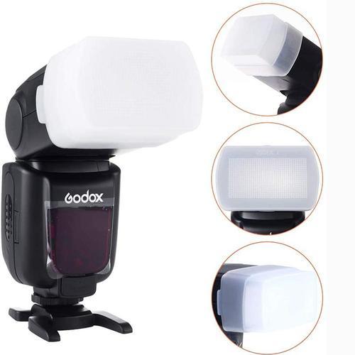 Diffuseur Flash Pour Canon 580ex 580ex Ii, Pour Godox V850/860ii/Tt685/600 Pour Yongnuo Yn-560/565