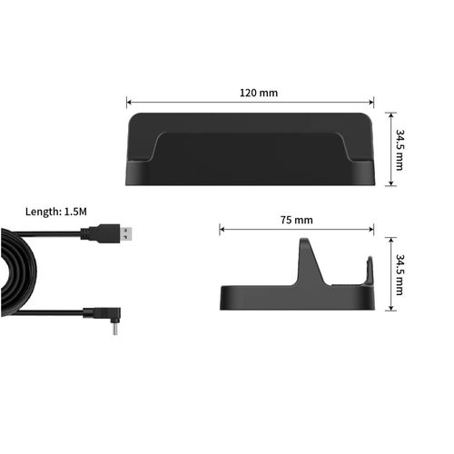 Support De Stockage Pour Console De Jeu Steam Deck, Support D'affichage Avec Câble De Chargement