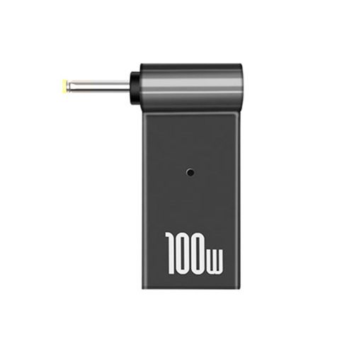 Adaptateur de chargeur d'alimentation pour ordinateur portable PD 100W, accessoires d'ordinateur, convertisseur de prise USB type-c femelle à DC mâle