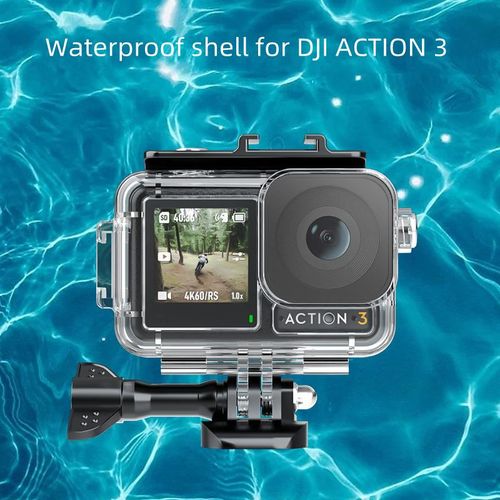 Coque Étanche Pour Dji Osmo Action3, Accessoires De Caméra De Sport De Plongée, Anti-Poussière Et Anti-Chute-Générique