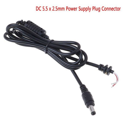 Connecteur d'alimentation 1.2m DC 5.5X2.5mm, avec câble pour Toshiba, Asus, Lenovo, adaptateur pour ordinateur portable