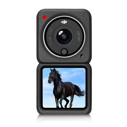 Étui En Silicone Pour Dji Osmo Action 2, Protecteur D'écran En Verre Trempé, Film De Protection, Boîtier, Accessoires-Générique