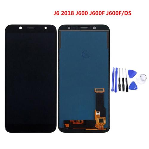 Écran Tactile Lcd (Noir, Or), Pour Samsung Galaxy J6 2018 Sm-J600fn/Ds, Nouveau