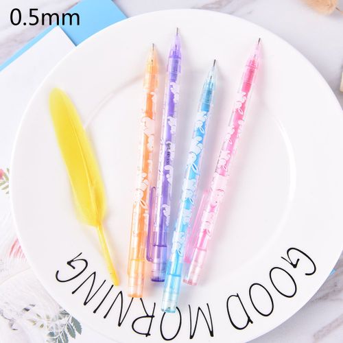 Crayons Mécaniques En Plastique 0.5/0.7mm, 3 Pièces/Lot, Jolis Crayons Kawaii, Jolis Animaux, Stylo Automatique Pour Enfants, Papeterie Coréenne