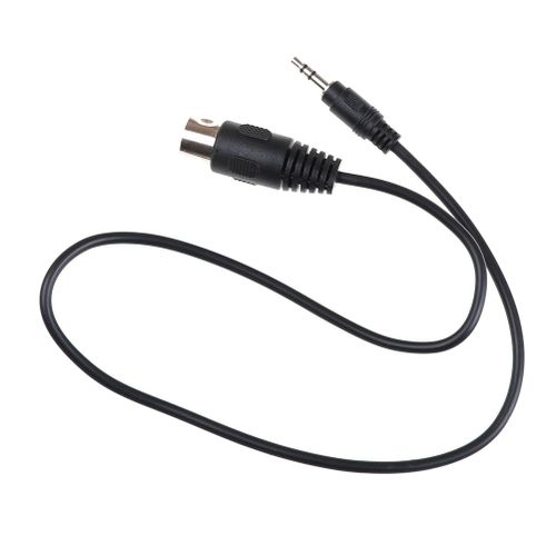 Câble Audio stéréo mâle 0.5m 5P Din MIDI, prise mâle vers 3.5mm 1/8in TRS pour lecteur CD et Smartphone MP3