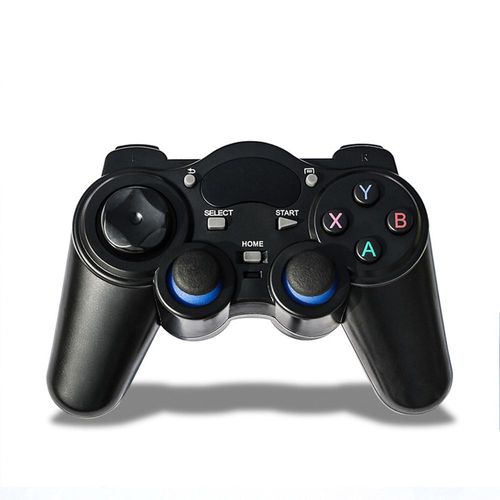 Manette De Jeu Sans Fil Noire Universelle 2.4 Ghz, 1 Pièce, Joystick, Contrôleur De Jeu Pour Android Smart Tv, Tablette Pc/Tv Box, Accessoires De Jeux