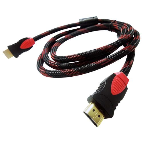 Câble HDMI 1.5 HD 1.4 m avec taux de rafraîchissement 2K 120hz, fabriqué en matériau ABS et PVC, pour moniteur universel d'ordinateur