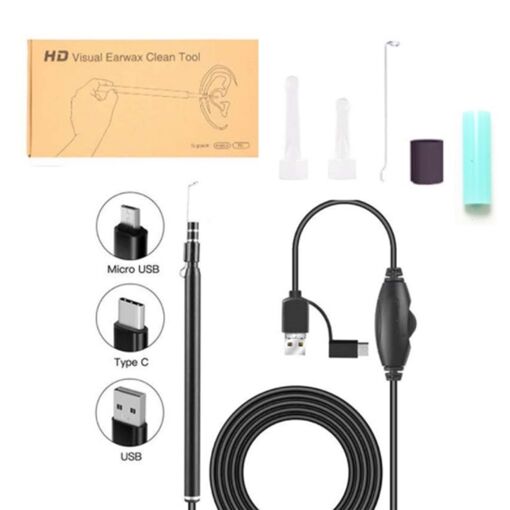 Mini Appareil Endoscope De Nettoyage Des Oreilles, Cuillère, Appare...
