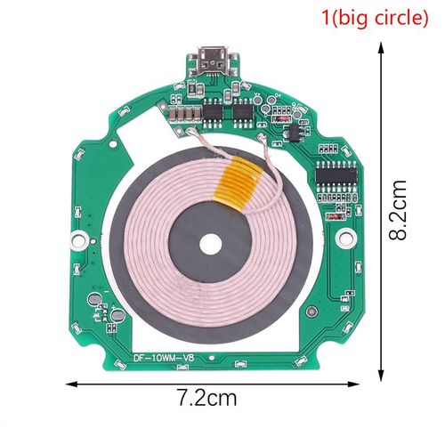 Chargeur Sans Fil 10w, Circuit Imprimé Pcba, Charge Sans Fil Pour Iphone Huawei
