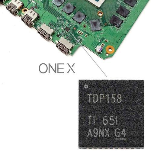 Minuterie Pour Puce De Contrôle Ic Compatible Hdmi Tdp158, Pièces De Réparation Pour Console Xbox One X, Accessoires