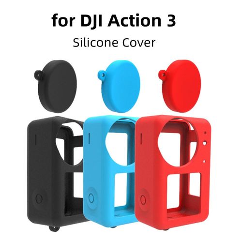 Étui De Protection En Silicone Pour Dji Osmo Action 3, Housse De Protection, Accessoires De Caméra De Sport-Générique