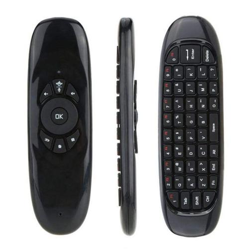 Clavier sans fil Air Mouse C120 2.4, télécommande pour KODI Android Mini TV Box