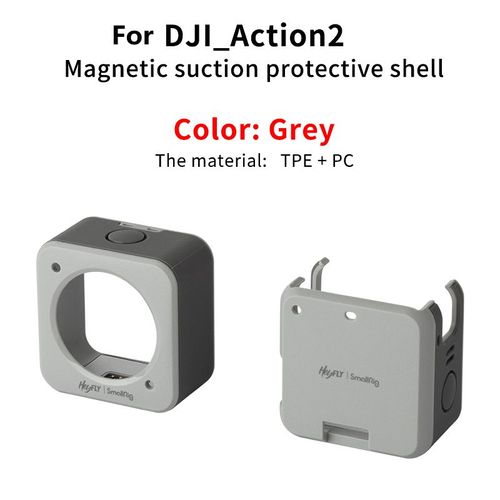 Coque De Protection Magnétique Anti-Rayures Pour Caméra Dji Osmo Action 2, Étui Pour Accessoires De Caméra-Générique