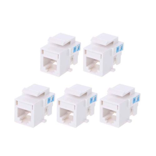 Adaptateur de câble à 4 fils CAT3 W3JD, prise vocale de télécommunication, connecteur RJ11 6P4C, 5 pièces